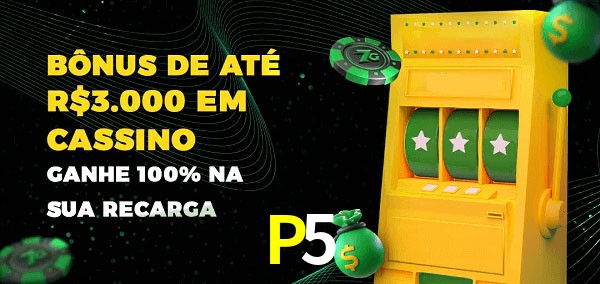 P5 melhor bônus de depósito